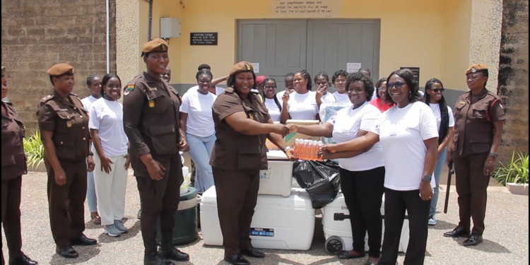 Photos: Methodist University’s Social Work Department dines with Nsawam Prison Inmates in Easter Festivities