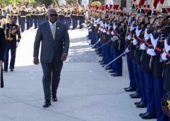 Photos: Mahama receives full state welcome in Paris ahead of talks with French President Macron