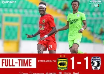 Bechem United frustrate Kotoko as Nsoatreman claim top spot in GPL