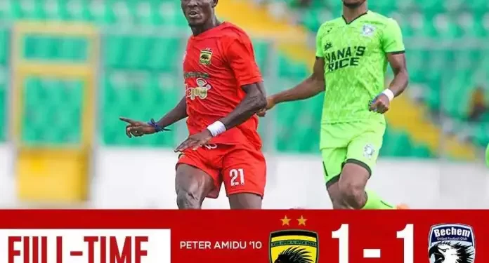 Bechem United frustrate Kotoko as Nsoatreman claim top spot in GPL