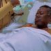 First video of Mr Ibu in hospital after amputation breaks hearts