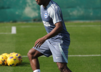 Tariq Lamptey returns to Brighton training after recovering from injury