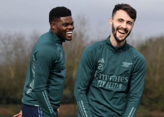 Video: Thomas Partey returns to training after long injury lay off