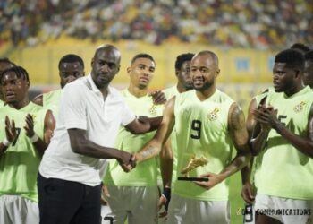 Jordan Ayew honoured for making 100th appearances in Black Stars win over CAR