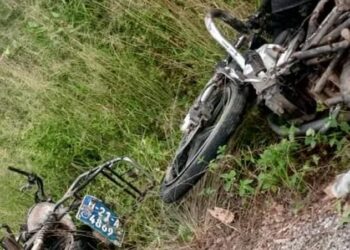 Ashanti Region: 2 burnt to death in head-on motorbike collision in Kwaagyekrom