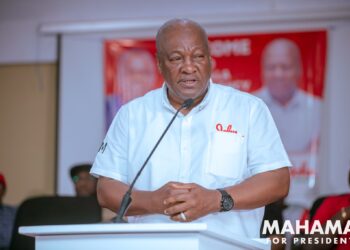 Instruct NPP MPs to remove political posters on DRIP equipment – Mahama to Bawumia