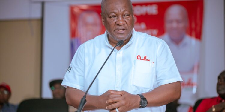 Instruct NPP MPs to remove political posters on DRIP equipment – Mahama to Bawumia
