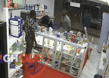 Watch: CCTV footage captures man brutally assaulting pharmacist and customer