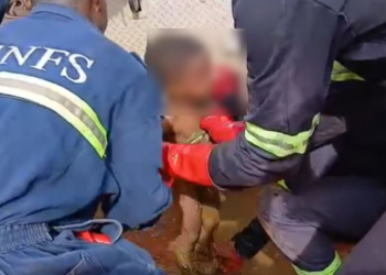 3-year-old rescued after falling into latrine at Nkawkaw