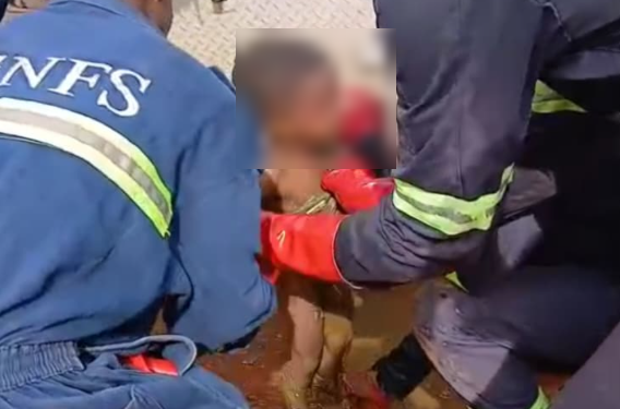 3-year-old rescued after falling into latrine at Nkawkaw