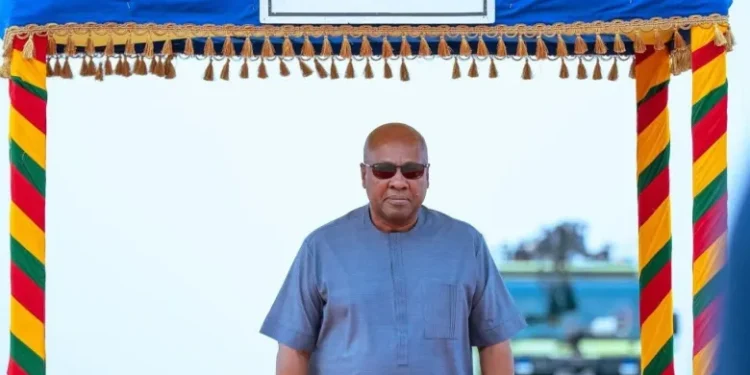 Mahama returns to Ghana after official France visit