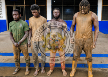 NAIMOS arrests four armed illegal miners along Ankobra River
